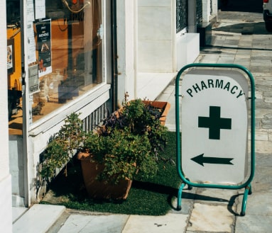 Pharmacy pickup and drop-off
